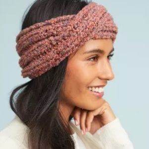 Anthropologie Cosy Knit Ear Warmet